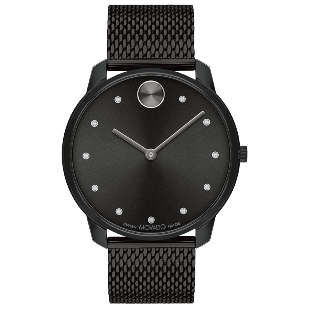 Relógio Movado Masculino Aço Preto 3600904