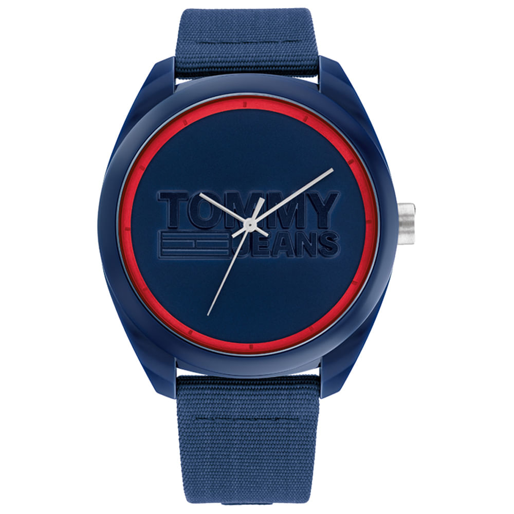 Relógio Tommy Hilfiger Masculino Nylon Azul 1792041