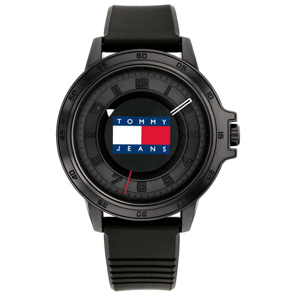 Relógio Tommy Hilfiger Masculino Borracha Preto 1792032