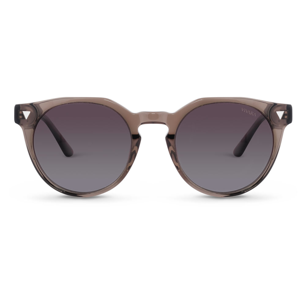 Óculos de Sol Redondo Vivara em Acetato Verde