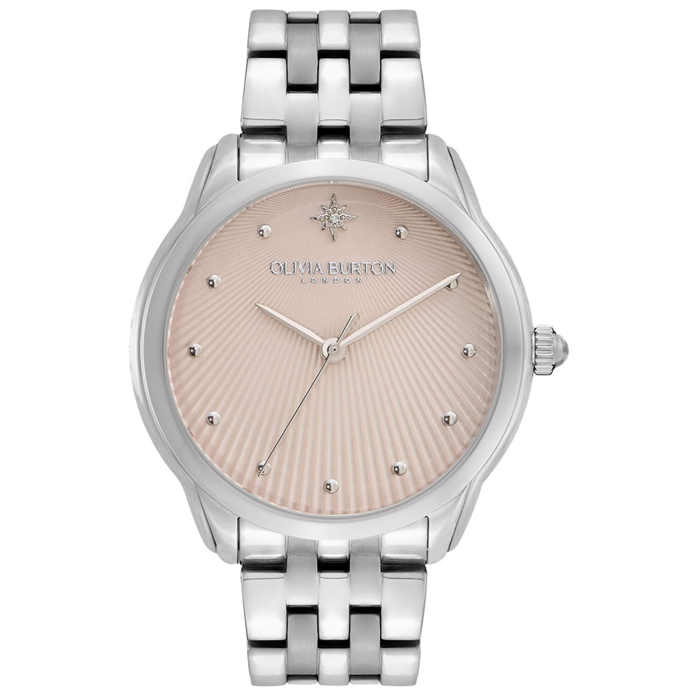 Relógio Olivia Burton Feminino Aço Prateado 24000047