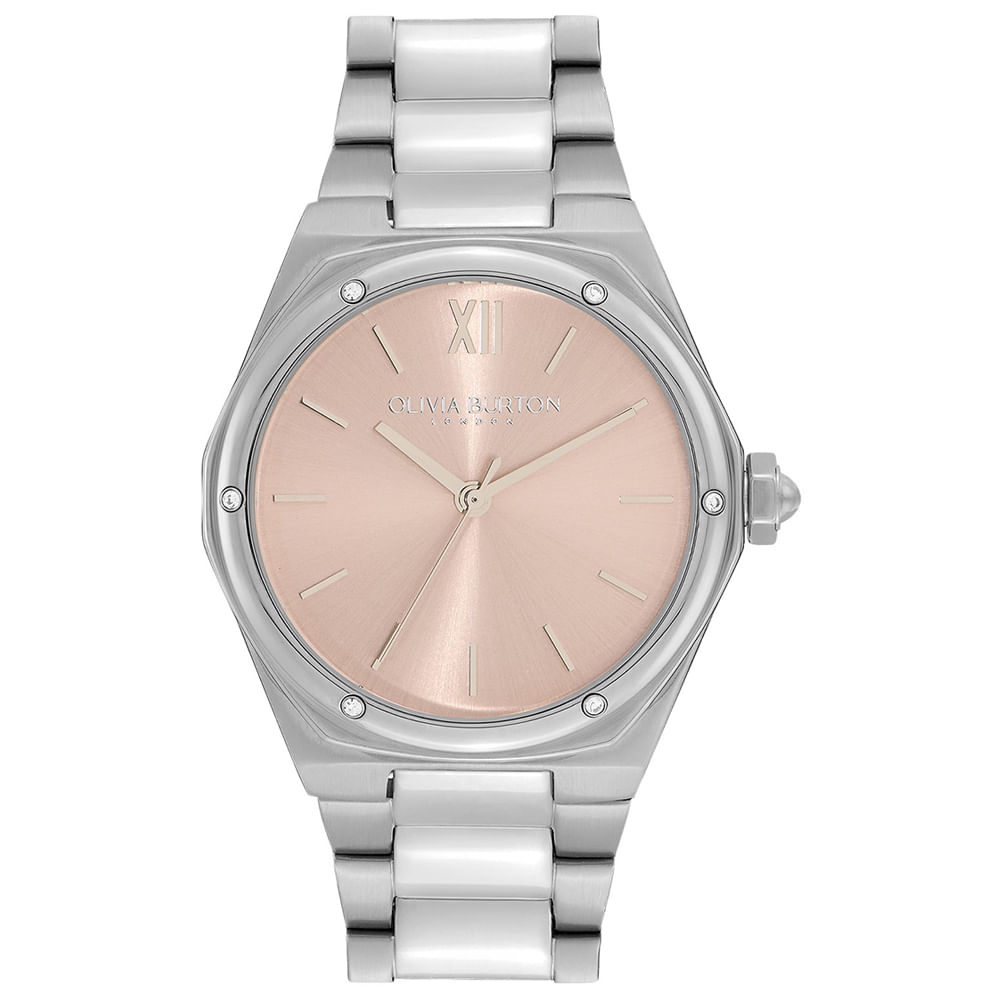 Relógio Olivia Burton Feminino Aço Prateado 24000071