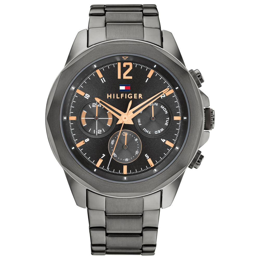 Relógio Tommy Hilfiger Masculino Aço Cinza 1792061
