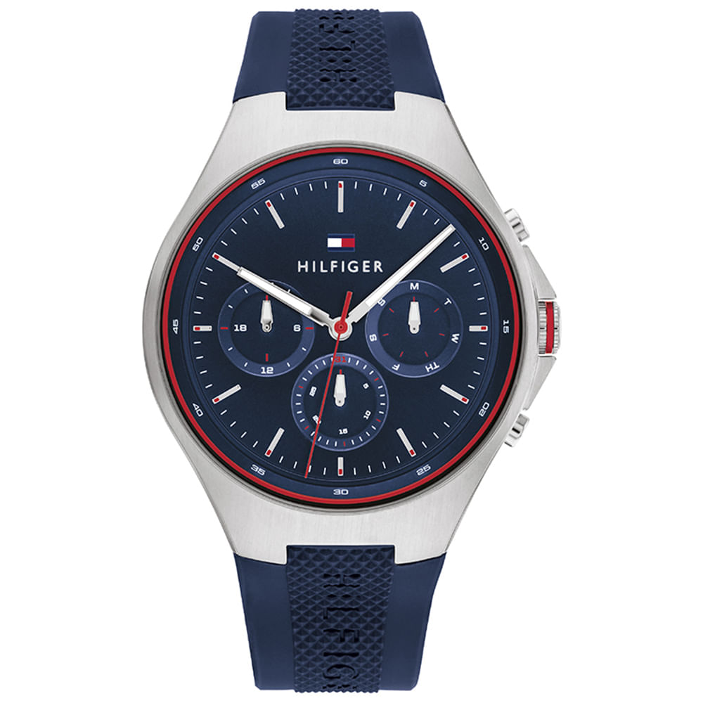 Relógio Tommy Hilfiger Masculino Borracha Azul 1792057