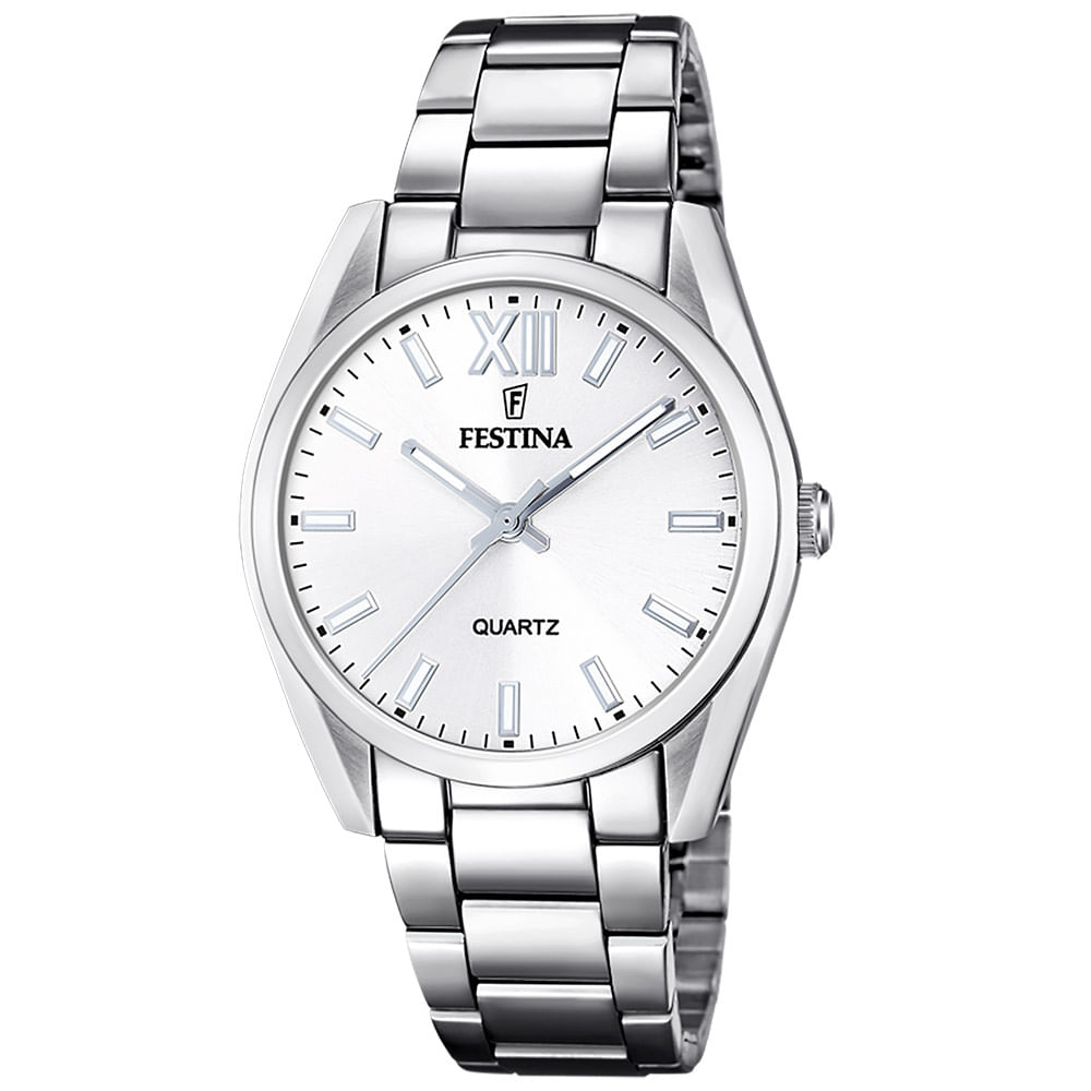 Relógio Festina Feminino Aço Prateado