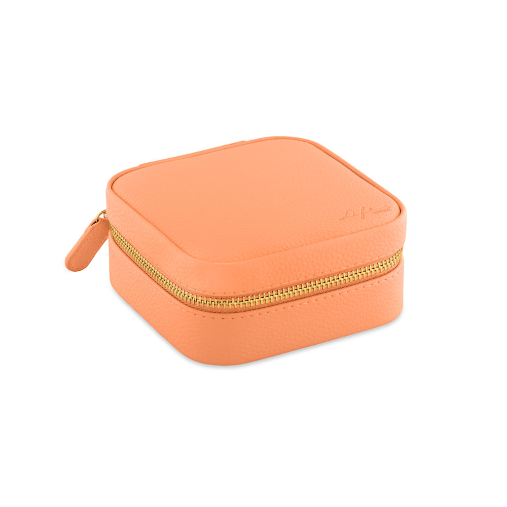 Porta-Joias Life Quadrado Salmão