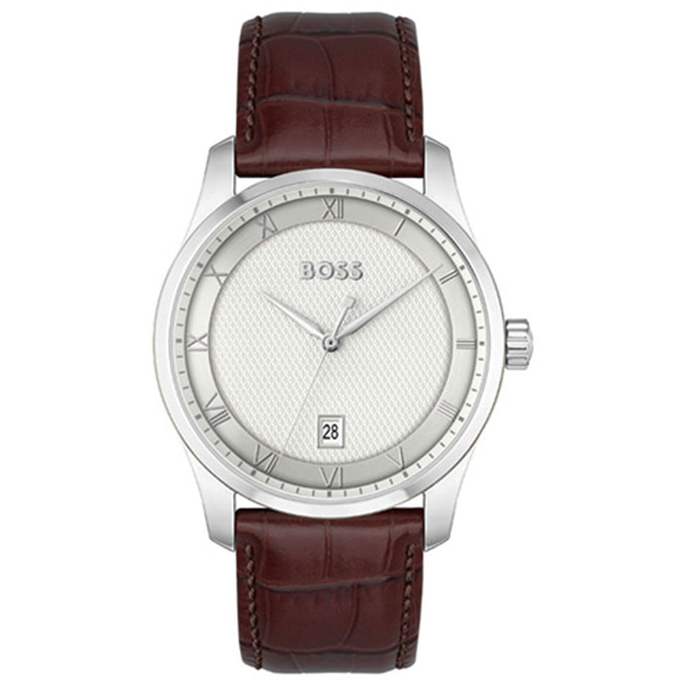 Relógio Boss Masculino Couro Marrom 1514114