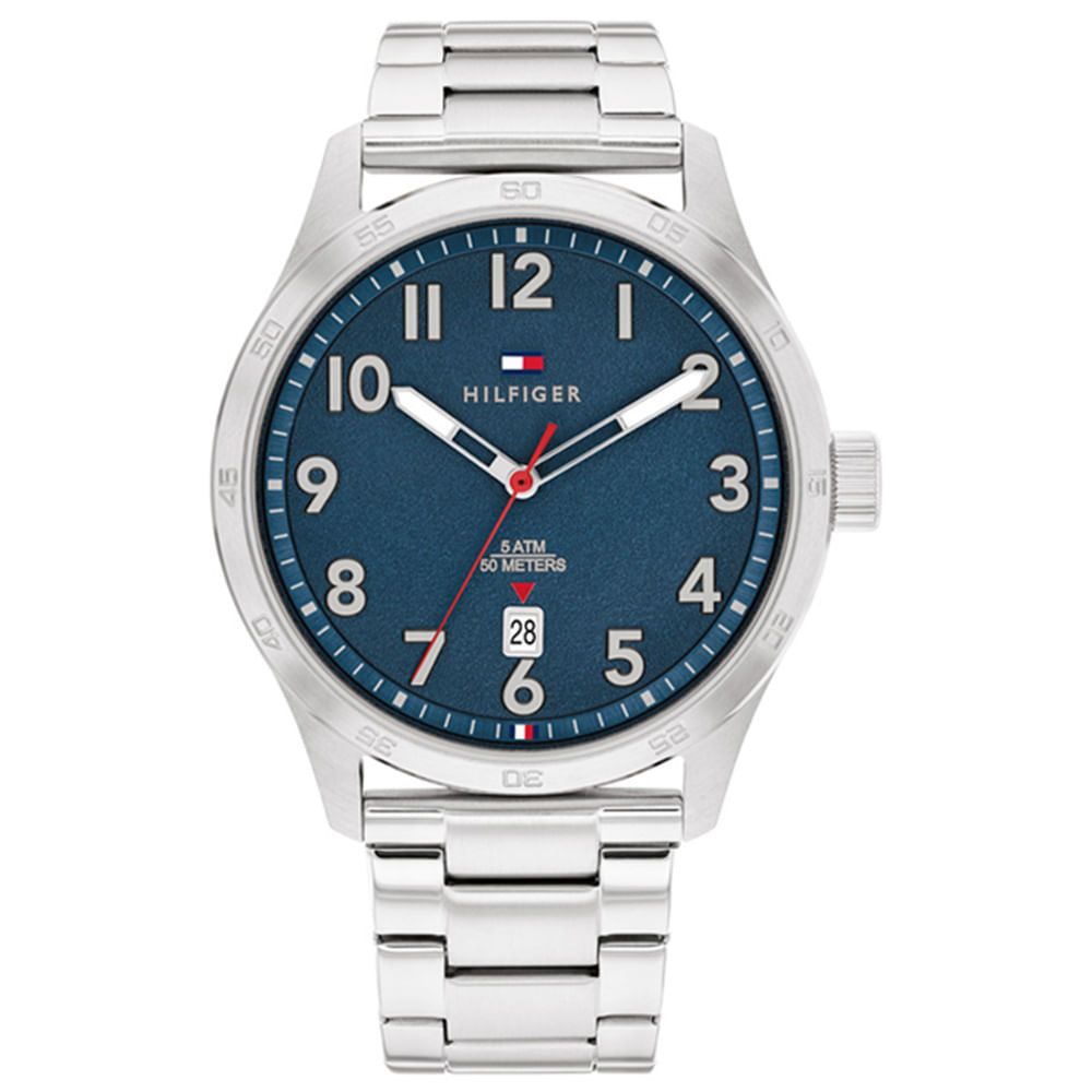 Relógio Tommy Hilfiger Masculino Aço Prateado 1710563