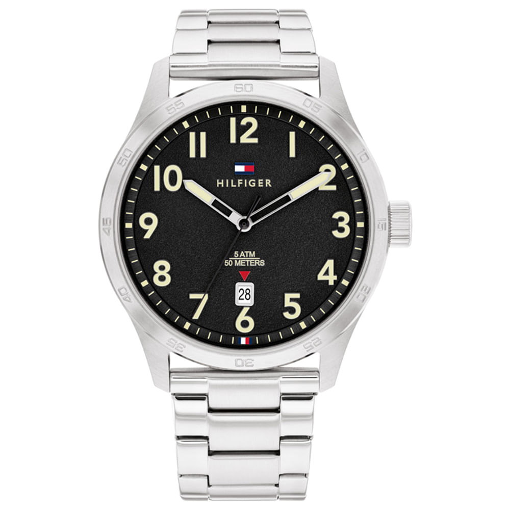 Relógio Tommy Hilfiger Masculino Aço Prateado 1710594