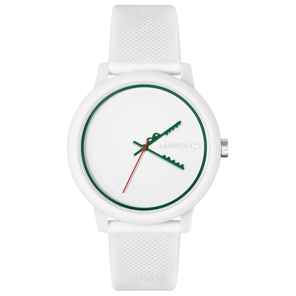 Relógio Lacoste Masculino Borracha Branco 2011308