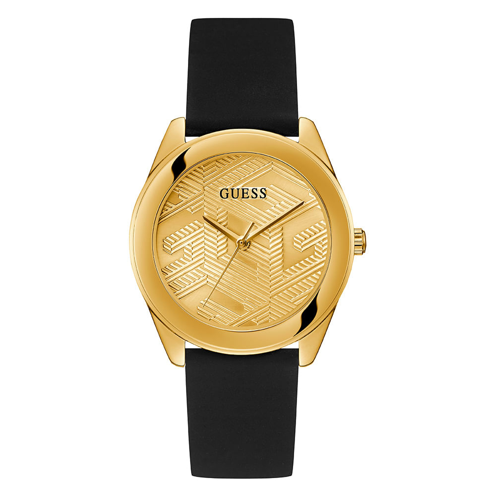 Relógio Guess Ladies Trend Feminino Silicone Preto