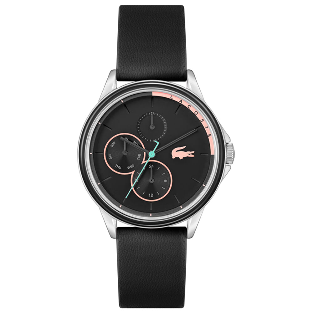 Relógio Lacoste Feminino Couro Preto 2001340