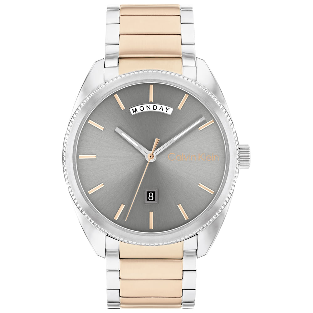 Relógio Calvin Klein Masculino Aço Dois Tons 25200449