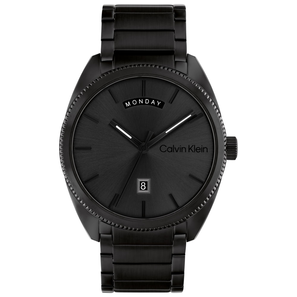 Relógio Calvin Klein Masculino Aço Preto 25200448