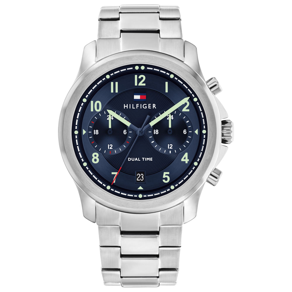 Relógio Tommy Hilfiger Masculino Aço Prateado 1710626