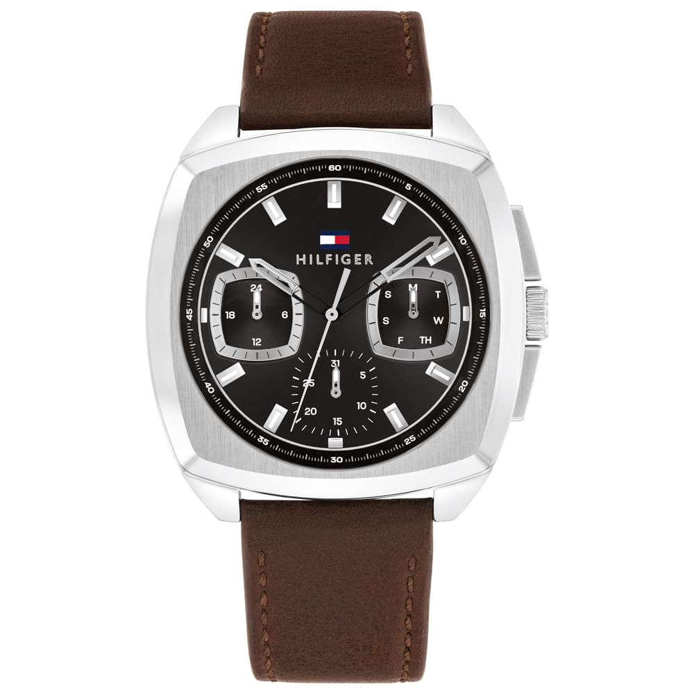 Relógio Tommy Hilfiger Masculino Couro Marrom 1710555
