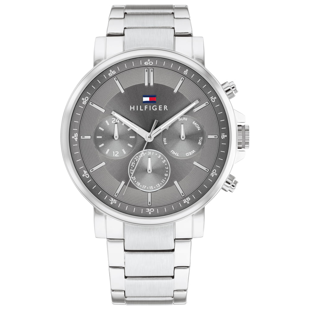 Relógio Tommy Hilfiger Masculino Aço Prateado 1710604