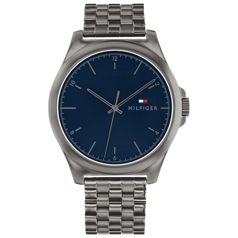 Relógio Tommy Hilfiger Masculino Aço Cinza 1710614