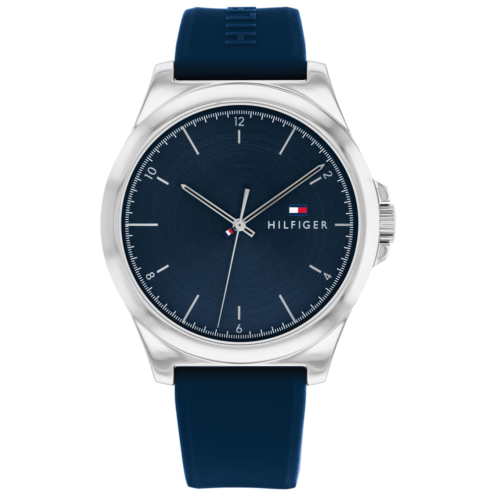 Relógio Tommy Hilfiger Masculino Borracha Azul 1710616