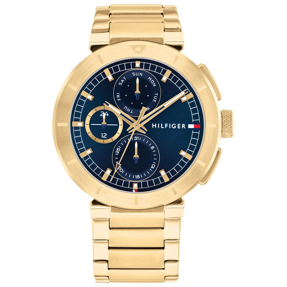 Relógio Tommy Hilfiger Masculino Aço Dourado 1792118