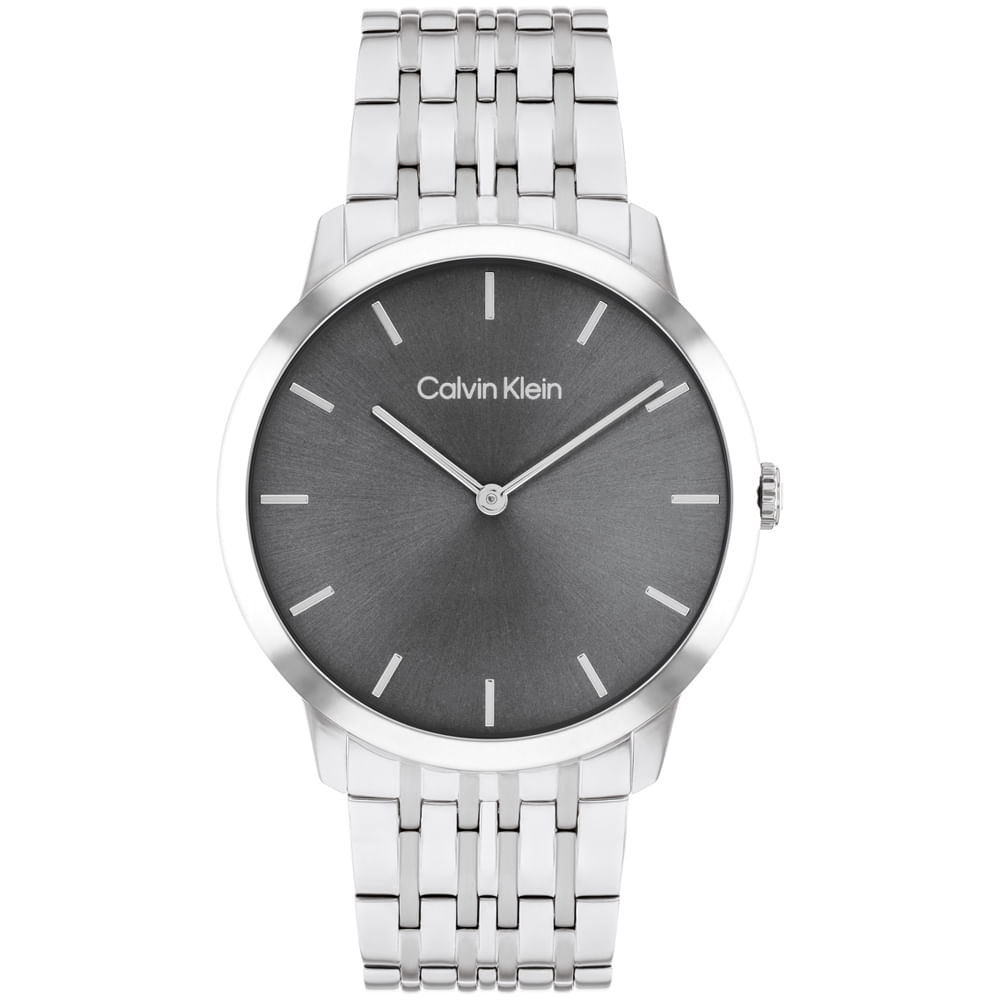 Relógio Calvin Klein Masculino Aço Prateado 25300006