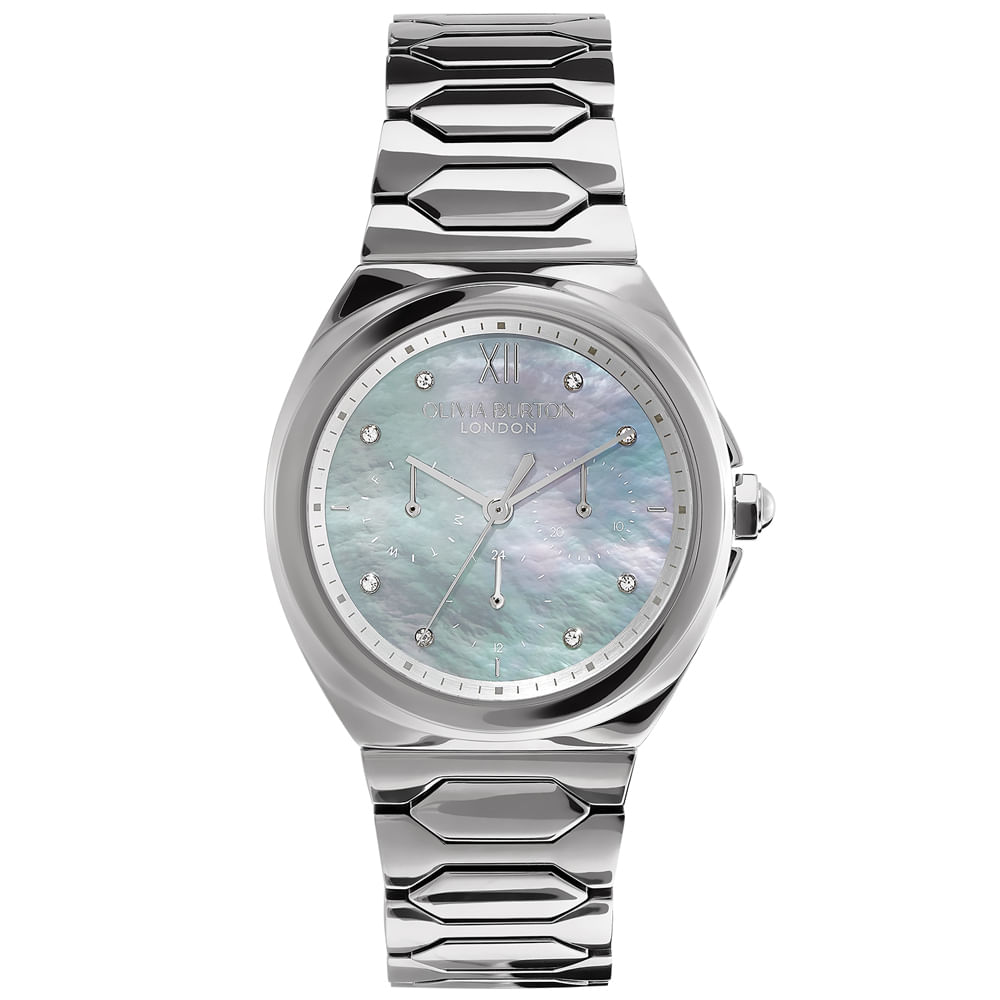 Relógio Olivia Burton Feminino Aço Prateado 24000149