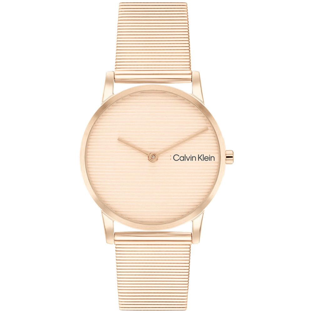 Relógio Calvin Klein Feminino Aço Rosé 25100036