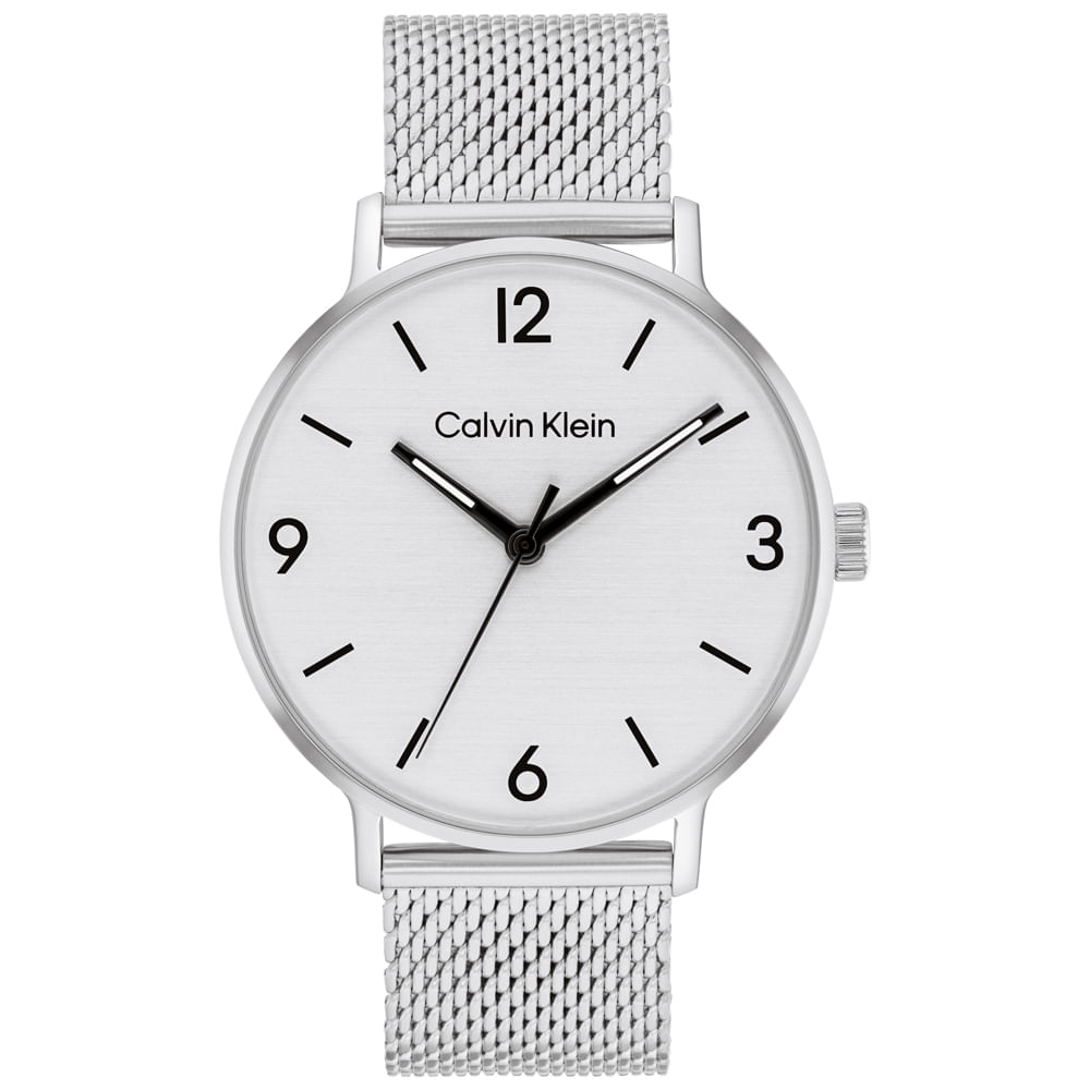 Relógio Calvin Klein Masculino Aço Prateado 25200433