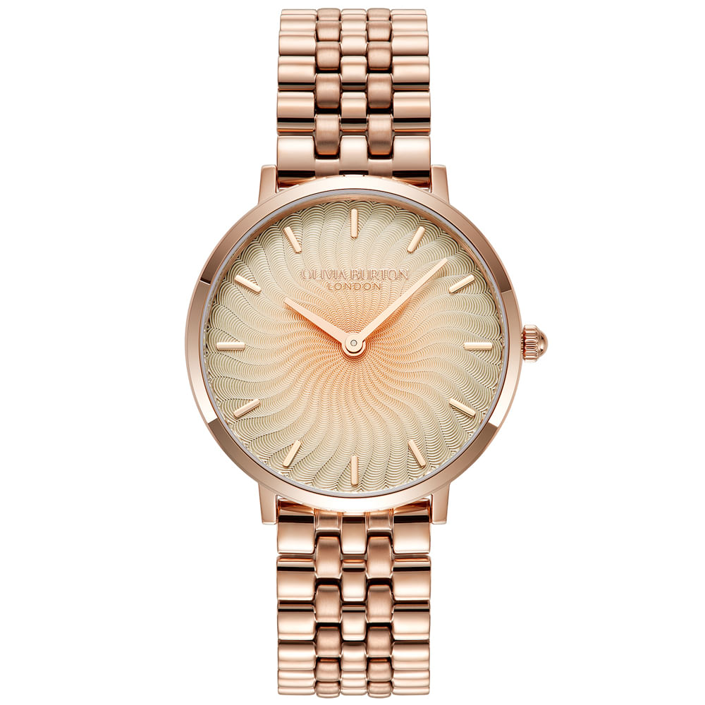 Relógio Olivia Burton Feminino Aço Rosé 24000139