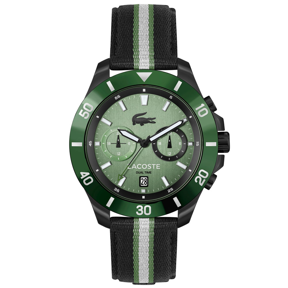 Relógio Lacoste Masculino Nylon Preto 2011341