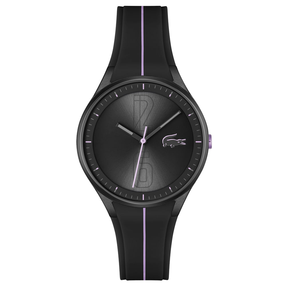 Relógio Lacoste Feminino Borracha Preto 2001350
