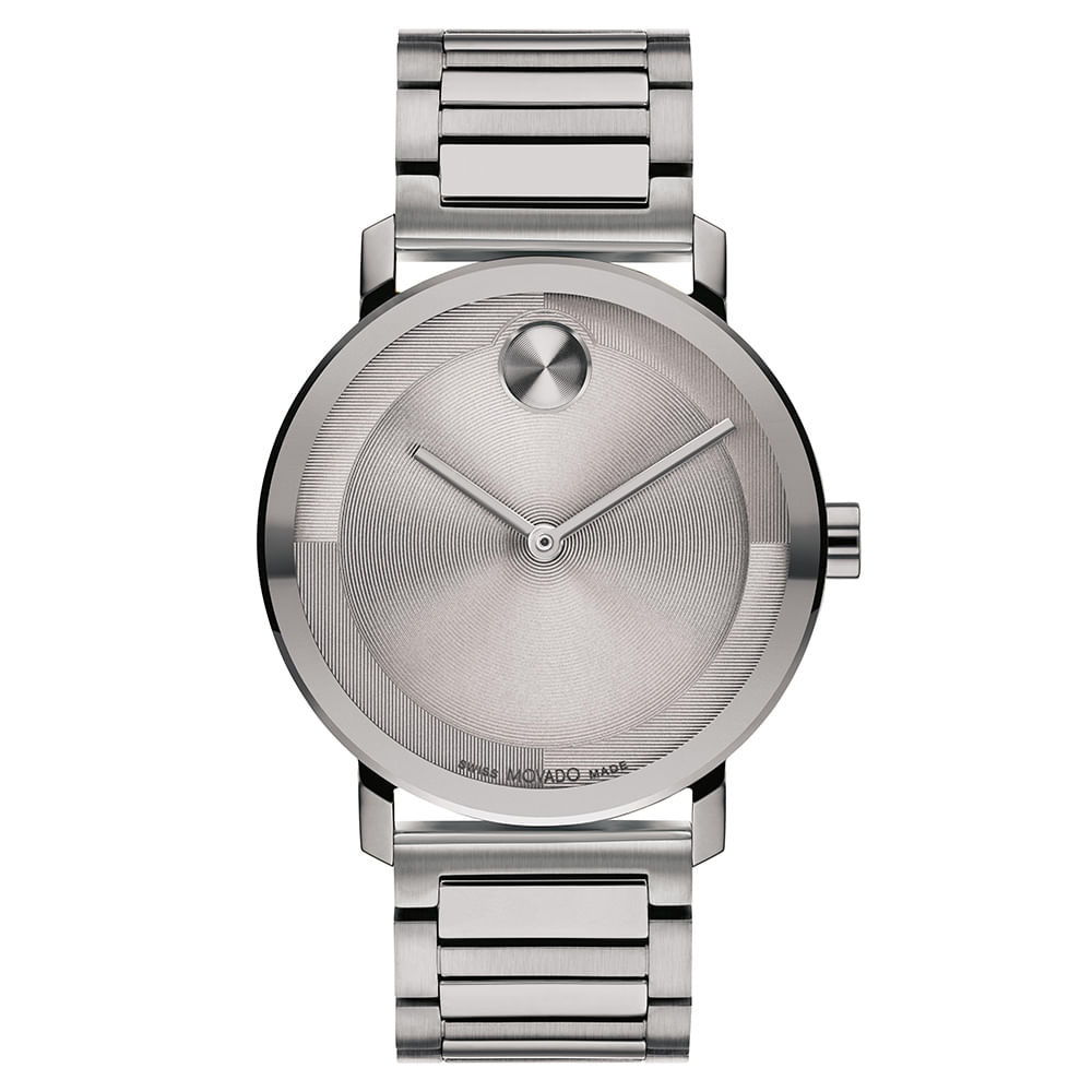 Relógio Movado Masculino Aço Cinza 3601096