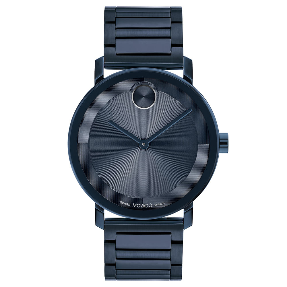 Relógio Movado Masculino Aço Azul 3601097