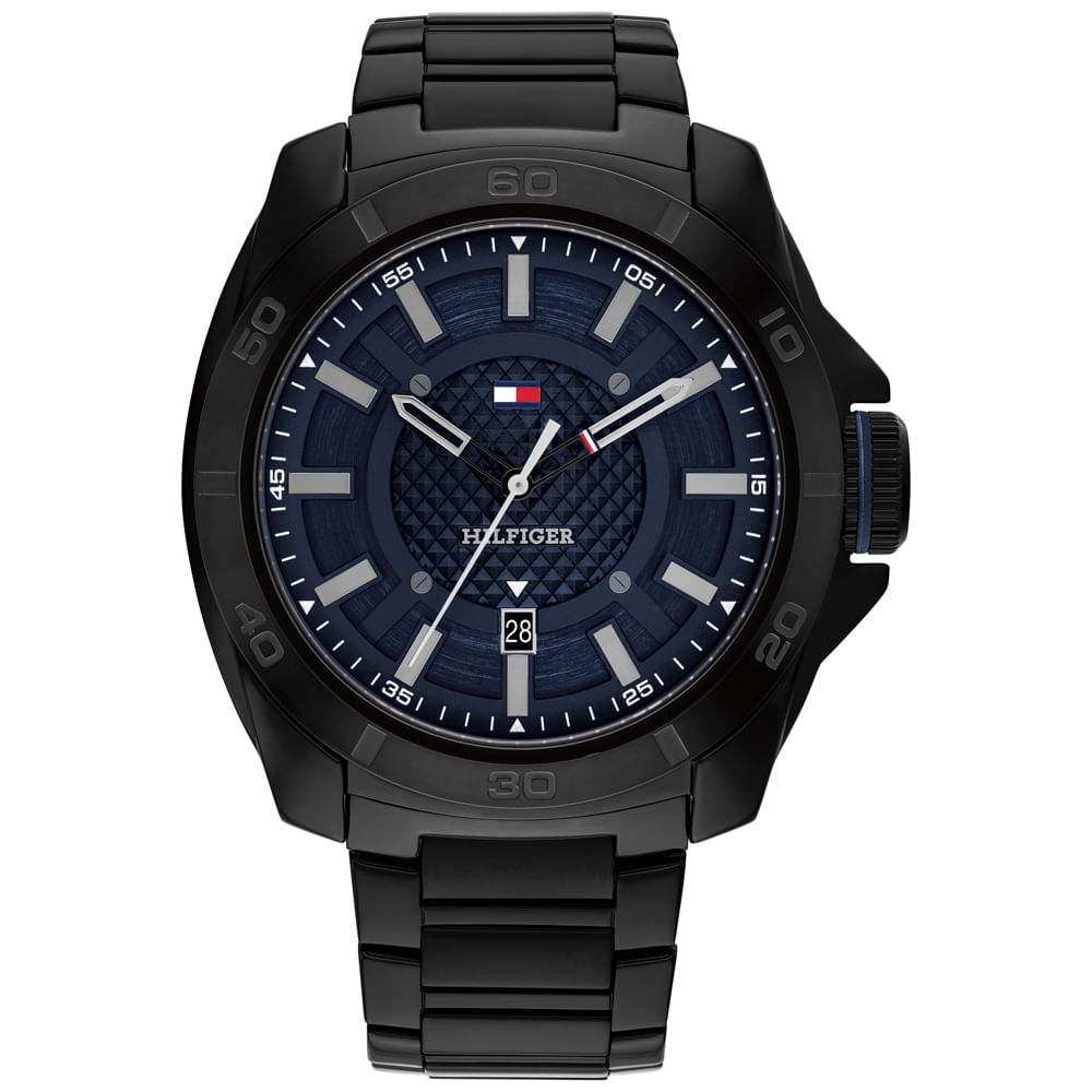 Relógio Tommy Hilfiger Masculino Aço Preto 1792139