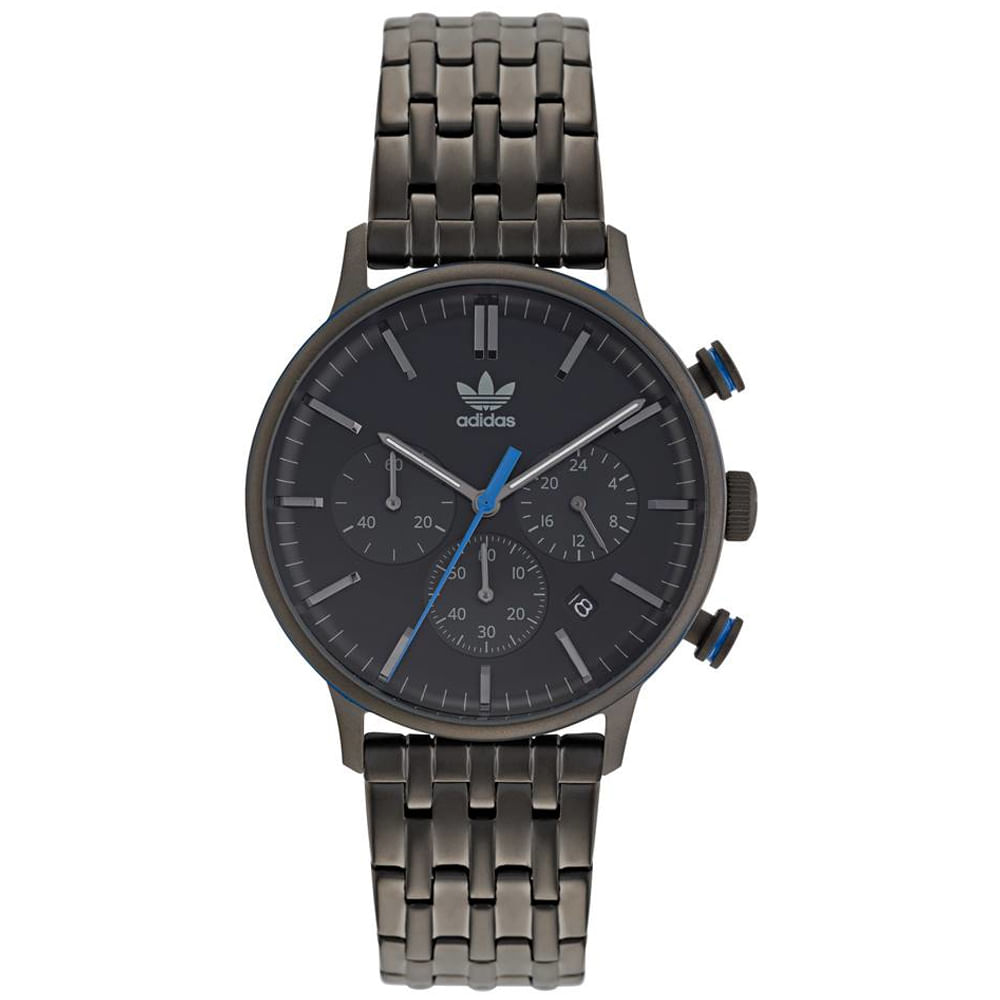 Relógio Adidas Unissex Aço Chumbo Aosy22017m