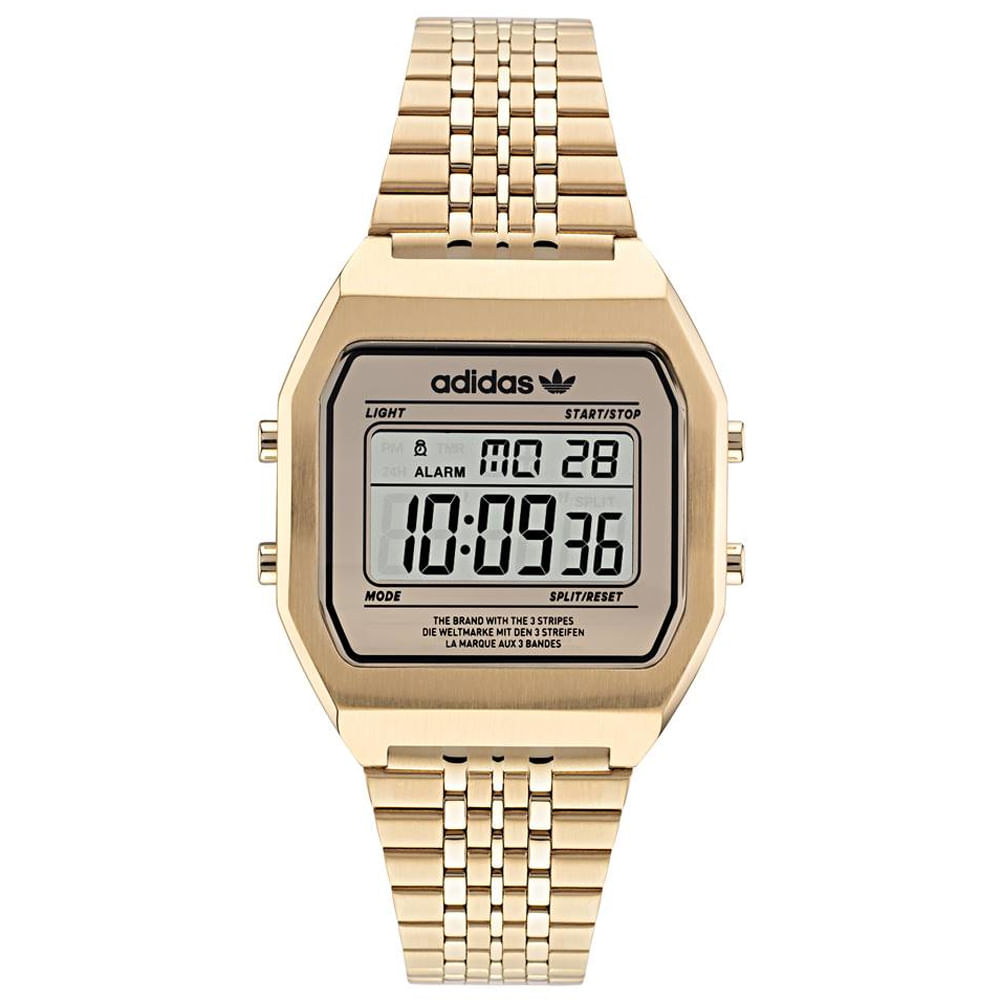 Relógio Adidas Unissex Aço Dourado Aost22074m