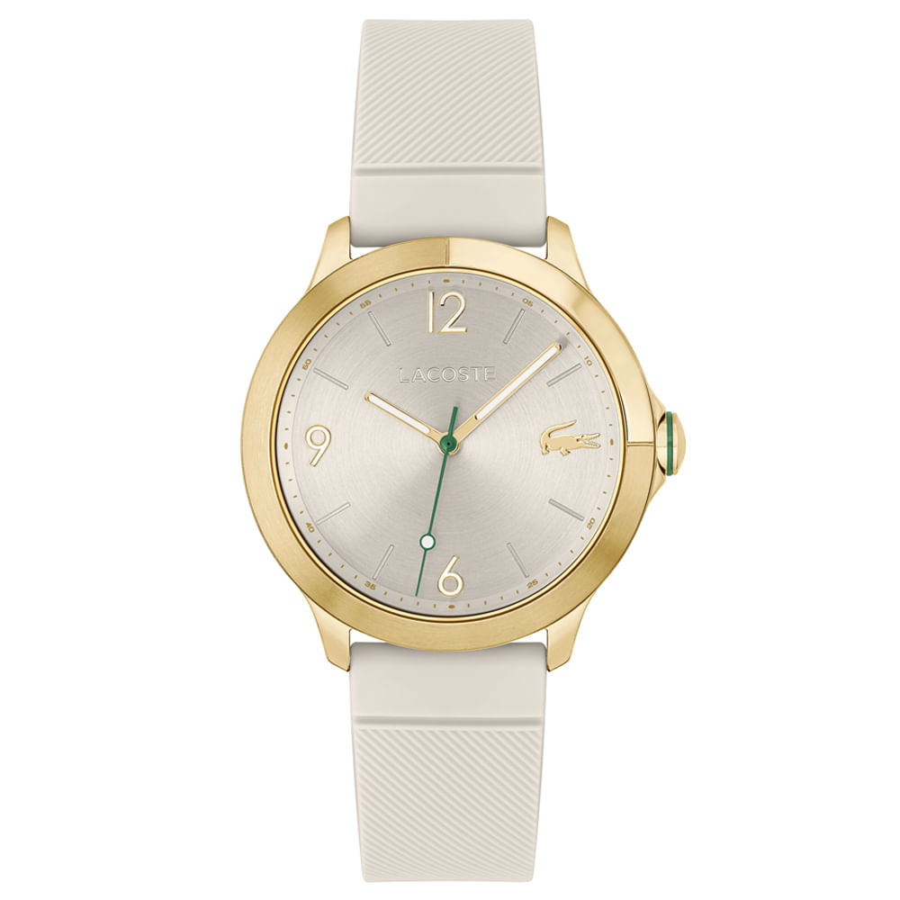 Relógio Lacoste Feminino Borracha Champagne 2001330