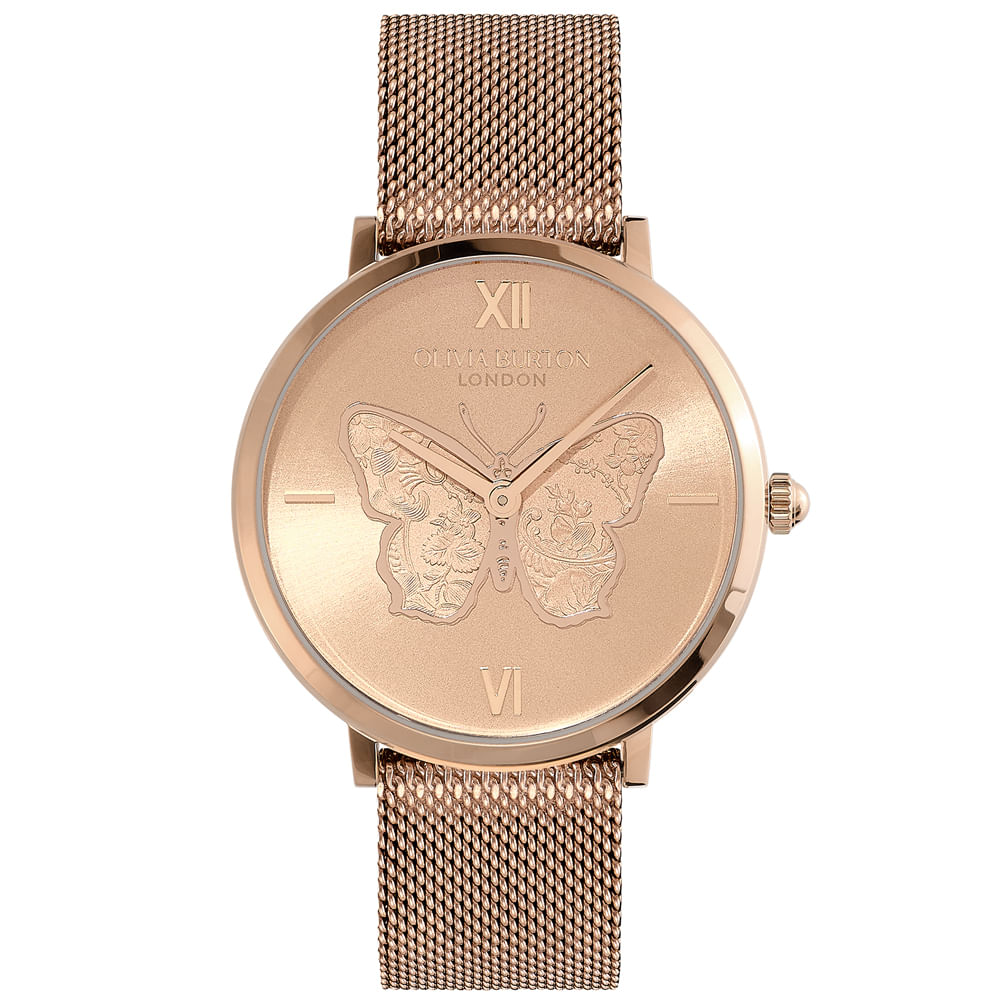 Relógio Olivia Burton Feminino Aço Rosé 24000148