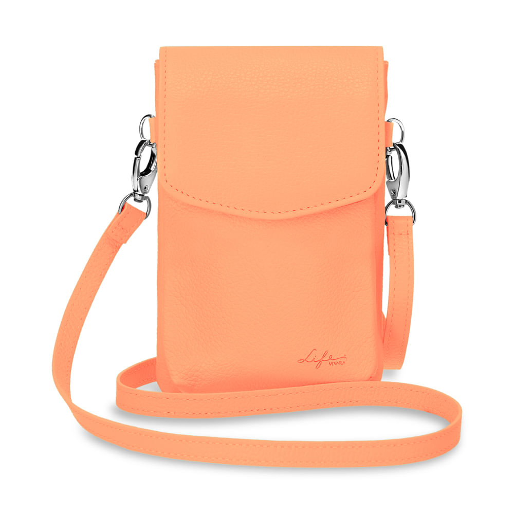Bolsa Lateral Couro Life Salmão
