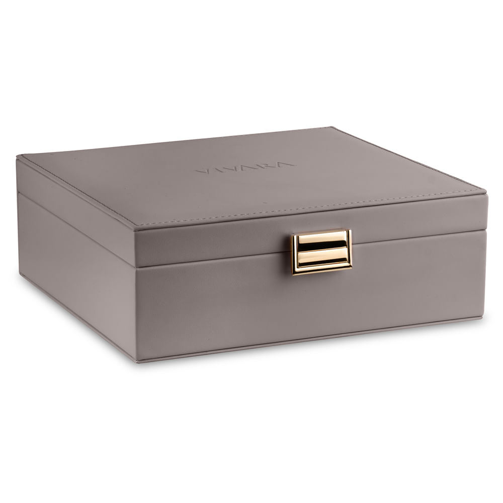 Porta-Joias Médio Cinza