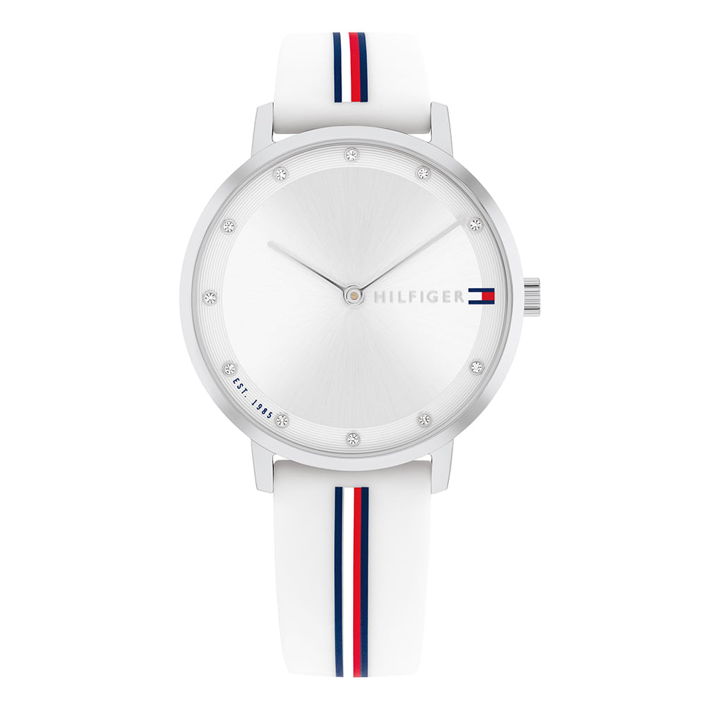Relógio Tommy Hilfiger Feminino Borracha Branco 1782735