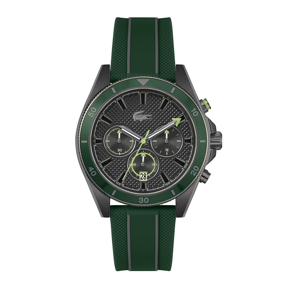 Relógio Lacoste Masculino Borracha Verde 2011363