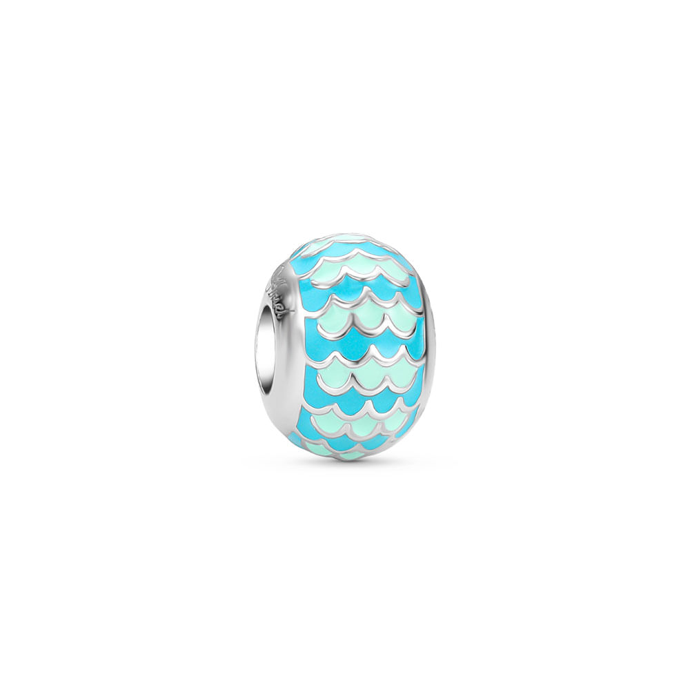 Separador Life Disney Ariel Escama em Prata 925 com Esmalte
