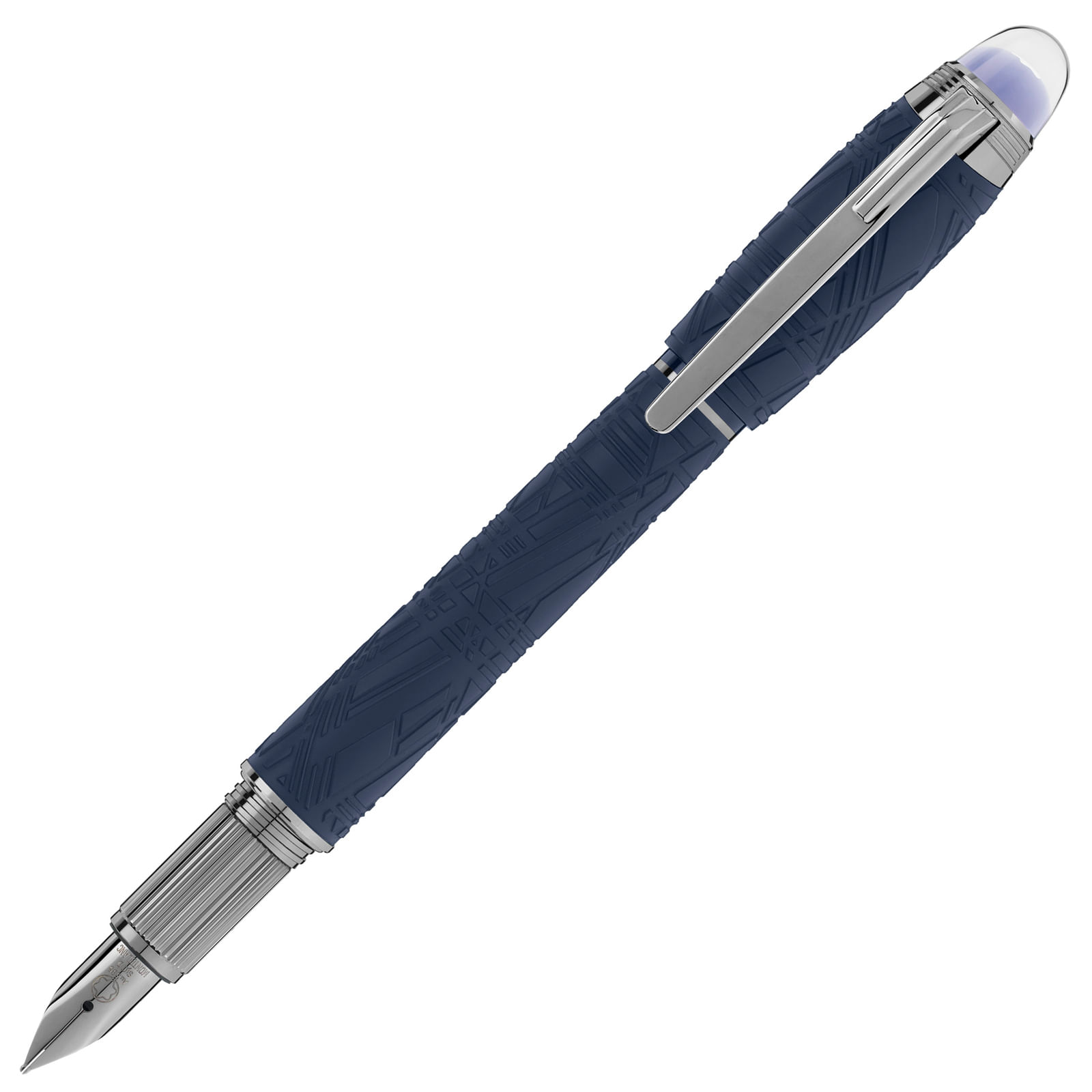 Caneta Montblanc Resina Preciosa Azul Mb130211