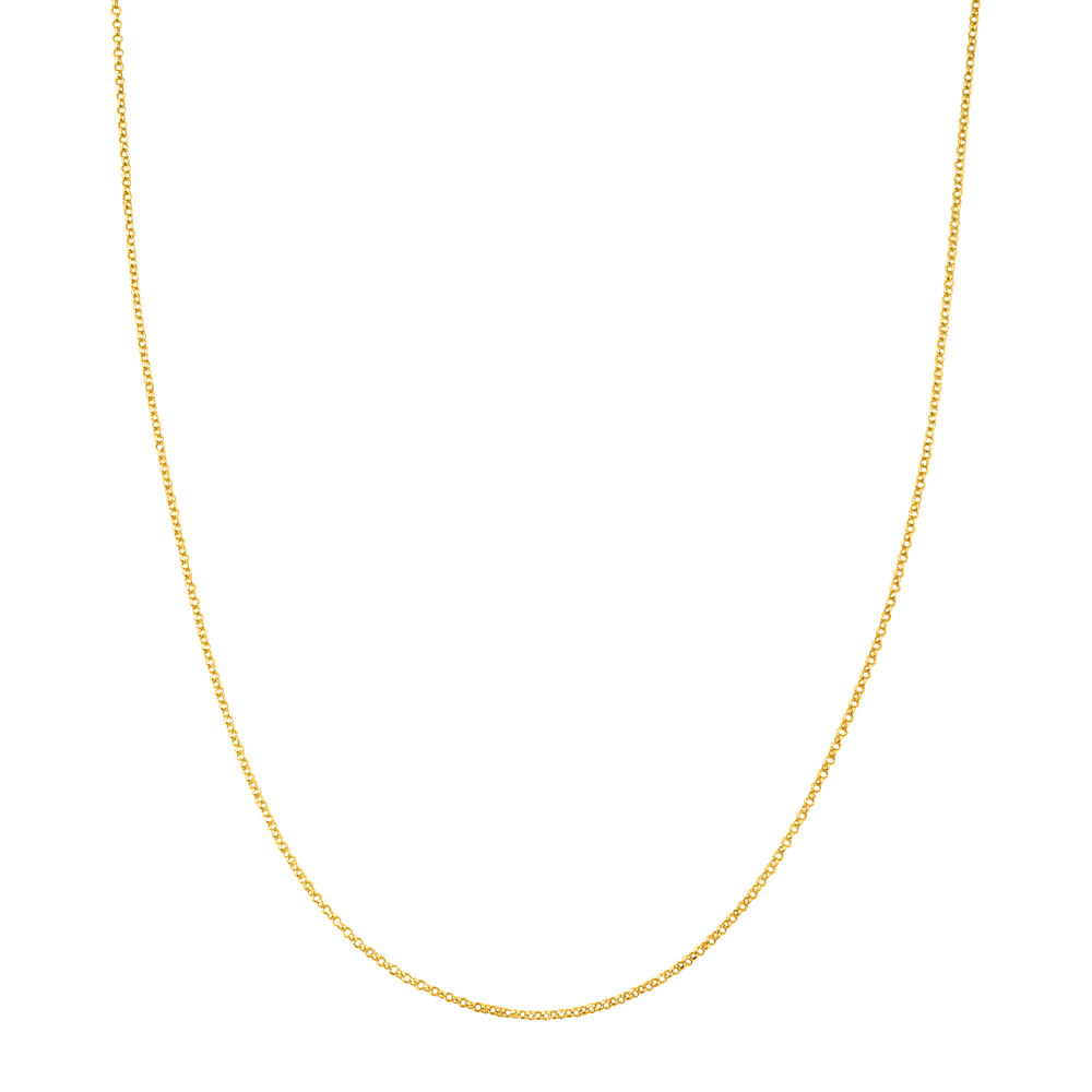 Corrente Elos Portugueses em Ouro Rosé 18k, 45cm