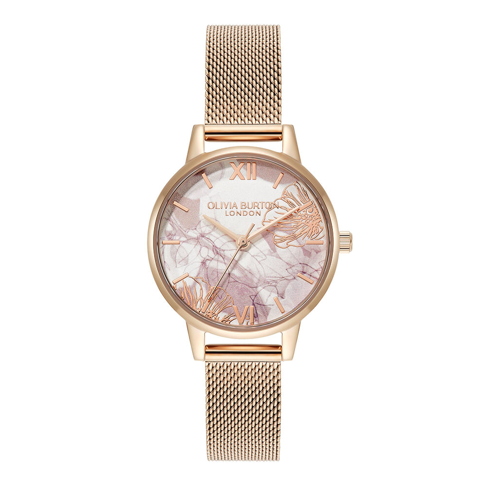 Relógio Olivia Burton Feminino Aço Rosé 24000224