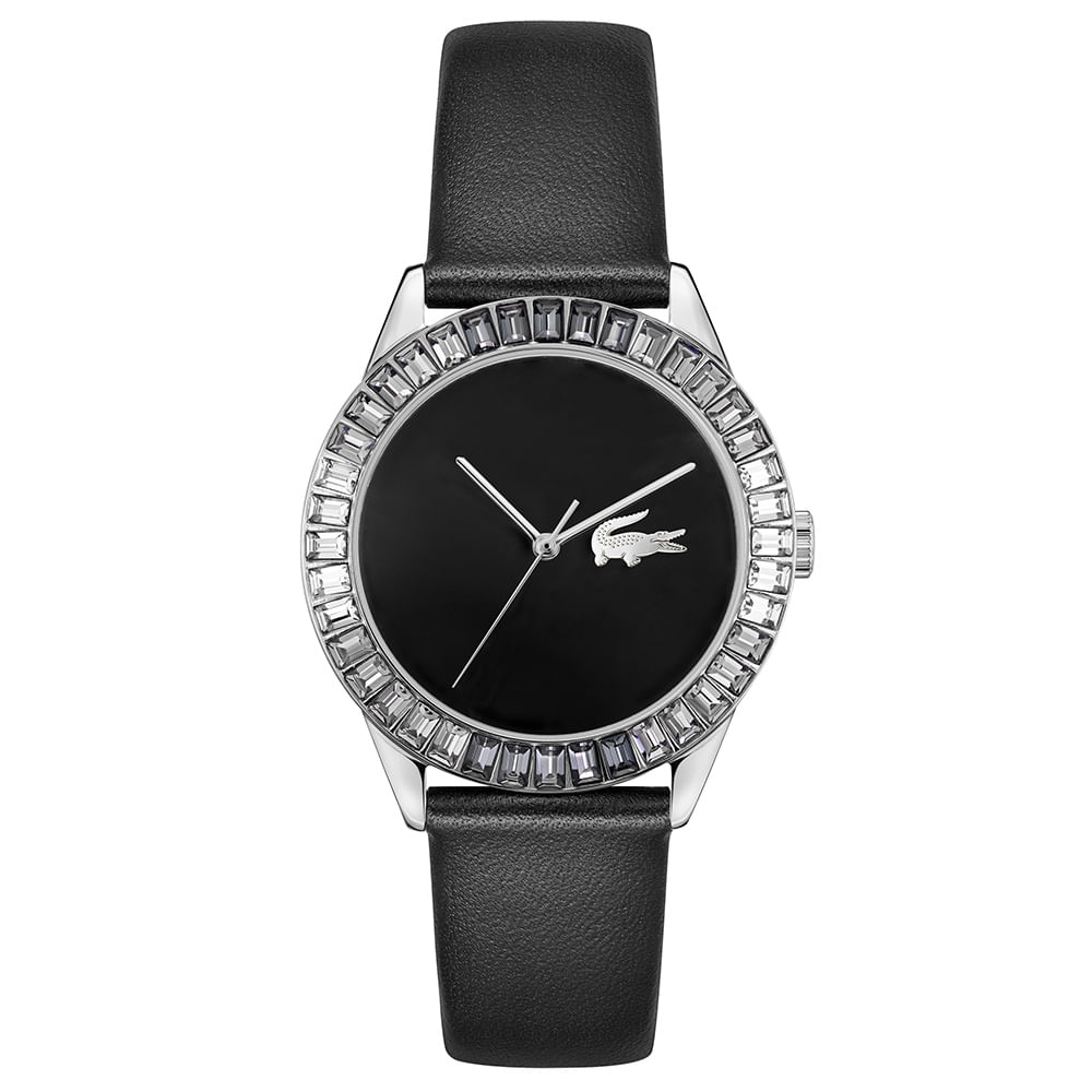 Relógio Lacoste Feminino Couro Preto 2001411