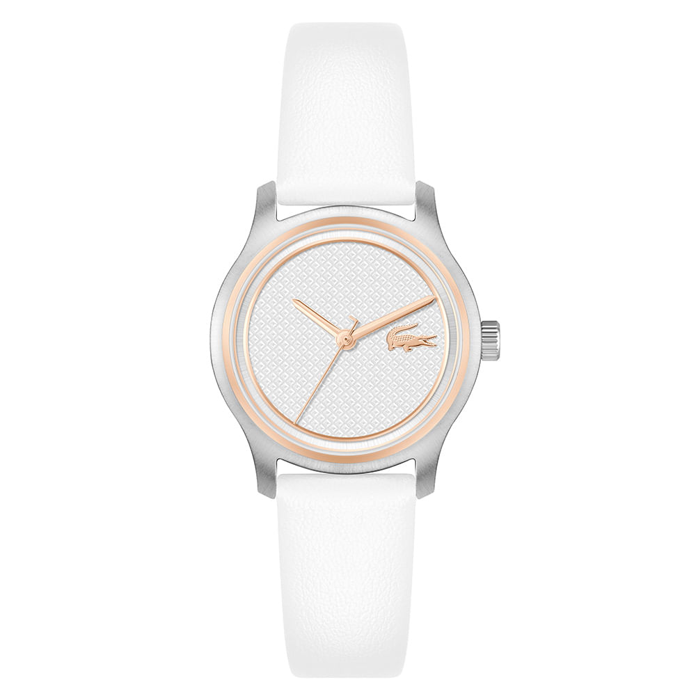 Relógio Lacoste Feminino Couro Branco 2001392