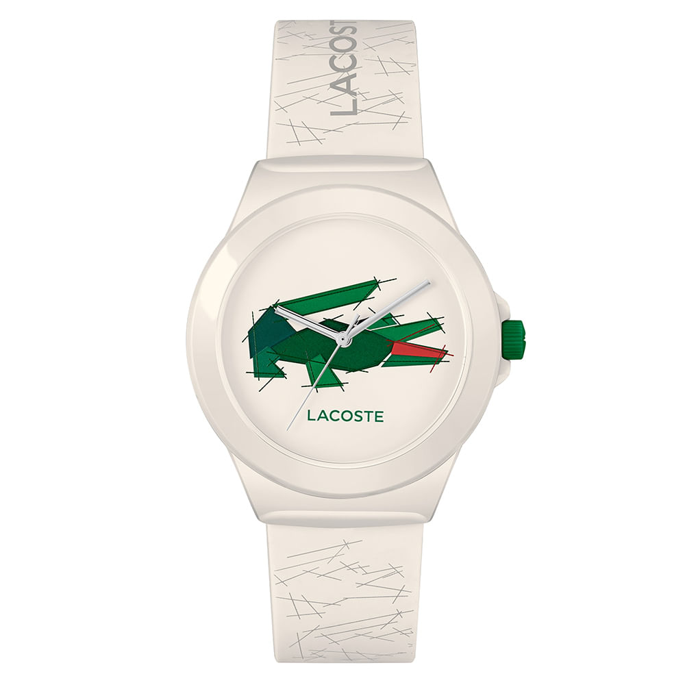 Relógio Lacoste Feminino Borracha Branco 2001404