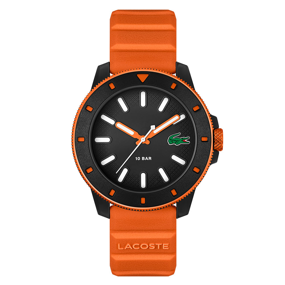 Relógio Lacoste Masculino Borracha Laranja 2011416
